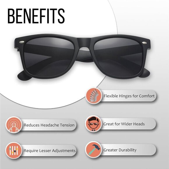 Wholesale Unisex 80's Retro Classic Sunglasses - 100% UV Protection Bulk Sunglas - Picture 2 of 7